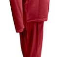 thumbnail image 6 of Gmluru Lounge Sets for Women Fall 2025 Loungewear 2 Piece Outfits Solid Color Irregular Long Sleeved Hoodie Pants Set Round Neck Shirt Set Plus Size Outfits Jogger Sweatsuit Sets Red S-5XL, 6 of 9