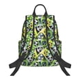 thumbnail image 2 of Naloa Football Doodle Print Lightweight DayBackpack Suitable for school, work, shopping, travel, etc., 2 of 5
