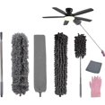thumbnail image 1 of 7pcs Telescopic Feather Duster,240cm Extension Pole,Long Handled Duster,Cobweb Duster extendable Detachable Bendable Reusable,extendable Feather Duster Extra Long for high Ceilings Furniture Cleaning, 1 of 6