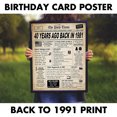 thumbnail image 3 of Affiches Esthétiques Affiche Rétro Vintage pour Anniversaire, 3 of 7