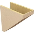 thumbnail image 5 of 9"W x 18"D x 18"H Classic Concord Rough Cedar Woodgrain TimberThane Corbel, Primed Tan, 5 of 6