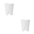 thumbnail image 3 of Injueey Taza de agua para lavar la boca baño en casa pareja taza de enjuague bucal de plástico cepillo de blanco 2Conjunto, 3 of 6