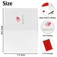 thumbnail image 3 of Tarjeta de San Valentín Faythory Minimalista Amor con Sobre, 3 of 7
