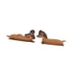 thumbnail image 2 of 2 figuras de perro salchicha para decoración de salpicadero, divertidas estatuas de perro pequeño, esculturas de cachorro para chimenea, de TV Estilo C, 2 of 8