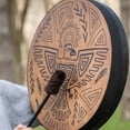 thumbnail image 2 of Clearance!!Shaman Drum Decorative Spiritual Healing Home Decor For Chakra Balancing Reflection Frame Drum Sound Healing Tool, 2 of 6