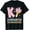 Black, variant on K Is For Kindergarten Teacher Coquette Bow Back to School T-Shirt,Black