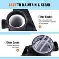 thumbnail image 5 of VEVOR Sand Filter Pump 115V secure for Above Ground Pools, PP, 16" 3500 GPH, 5 of 10