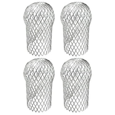 4pcs Gutter Guard Metal  Mesh Gutter Leaf Guard Protection Cover for Rain Leaves