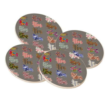 

KuzmarK Sandstone Drink Coaster (set of 4) - Yorkie Dog