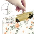 thumbnail image 6 of FORMRS Acrylic Clipboard with Low Profile Clip Standard A4 Letter Size, 12.5" x 9", Flower Giraff Pattern, 6 of 8