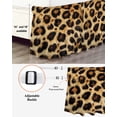 thumbnail image 3 of Fashion Wild Style Bed Skirt Vintage Brown Leopard Print Bed Skirts Queen Size 18 Inch Drop, Wrap Around Dust Ruffle&nbsp;Bedskirt with Adjustable Elastic Belt for Queen Size Beds, 3 of 7