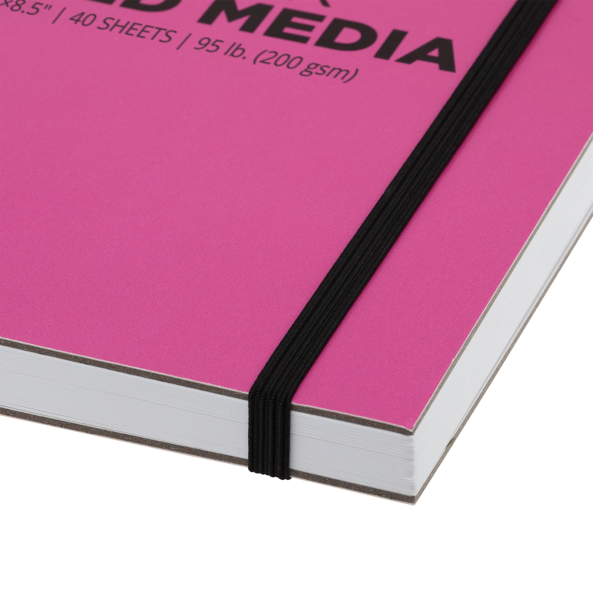 SoHo Urban Artist Brick Sketchbook Journals for Sketching, Drawing, Colored Pencils, Graphite, and more - Mixed Media Set of 2 - 5.5"x5.5" & 5.5"x8.5" (200 GSM, 40 Sheets)