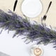 thumbnail image 5 of Guirnalda de lavanda artificial de ratán | Decoración colgante morada 70.87in | Enredadera floral de plástico realista para escalera, mesa de comedor, puerta principal | Decoración de eventos, 5 of 9