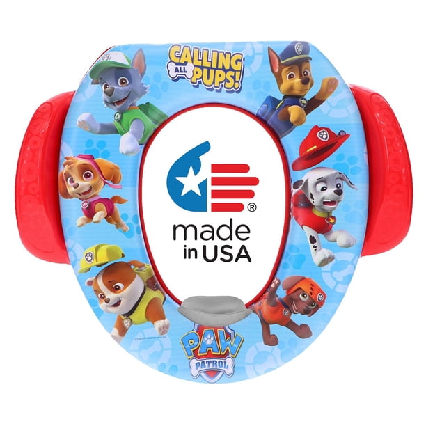 Asiento Suave de Entrenamiento Nickelodeon PAW Patrol Azul, Seguro y Fácil de Limpiar para Niños
