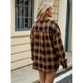 thumbnail image 2 of Plaid Collared Neck Long Sleeve Shirt, 2 of 17