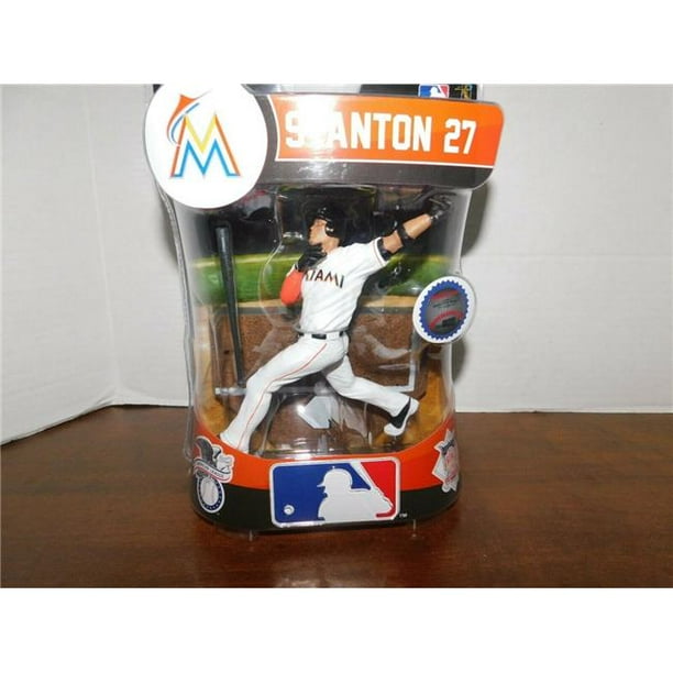 Imports Dragon IDBBMIAGS6 Figurine 6 in. MLB Giancarlo Stanton - Miami Marlins