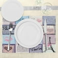 thumbnail image 3 of Ambesonne Paris Place Mats Set of 4, Eiffel Tower Love Letter, Standard Size, Multicolor, 3 of 6