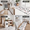 thumbnail image 5 of White Cow Geometric Pattern Kitchen Rugs Sets Of 3,Kitchen Runner Rugs Non Skid Washable,Decorative Kitchen Floor Mats for Kitchen,Sink,Laundry,17"x30"+ 17"x47" + 17"x59", 5 of 6