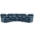 thumbnail image 6 of 117" Leather Reclining Sectional, 2 Power Recliners, Dual Storage Console & USB and USB-C Port, 6 of 9