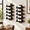 Rustic Brown-2 Pack (12 Bottles), variant on 3-set 6 Tier Wall Mount Wine Rack Mounted Bottle Racks For Display And Storhanging Holder Living Room Kitchen Bar Cellar Rustic B