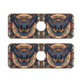 thumbnail image 7 of Yayeee Faucet Mat for Kitchen Sink 14.7" Diatomite Long Splash Guard Pad, Blue Geometric Eagle, 2 Pack, 7 of 7