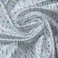 thumbnail image 7 of Ambesonne Rain Valance & Curtain, Rough Edged Aqua Droplets, 55"x24", Petrol Blue Cobalt Blue, 7 of 7