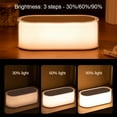 thumbnail image 2 of Naiovety inalámbrico Luz RGB 15W Carga rápida Lámpara de ambiente que cambia de color Luces de fotografía portátiles para festivales Iluminación y accesorios Naiovety HA062555-00B, 2 of 6