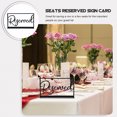 thumbnail image 3 of MasteelfCA 2pcs Acrylic Reserved Signs Party Reserved Table Signs Reserved Seats Signs for Restaurant, 3 of 8