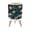 Color 4, variant on Small Trash Can with Lid Art Gold Blue Fan Elegant Detailing 1.8 Gallon Dog Proof Trash Can Round Garbage Can Waste Bin Wastebasket for Bathroom Bedroom Living Room