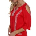 thumbnail image 4 of Women's Embroidered Shoulder Cut Out Dress, 4 of 4