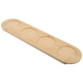 thumbnail image 6 of WEUVEB Khaki Wooden Flight Tasting Board, Perfect for Home Bars, Parties, and Wine or Beer Sampling, 6 of 8