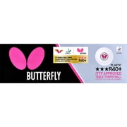 Butterfly R40+ 3-Star Ball White 12-Pack