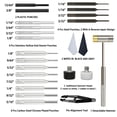 thumbnail image 3 of Juego de punzones BESTNULE Punch Tools, juego de punzones con martillo, 3 of 6