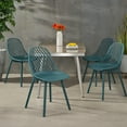 thumbnail image 2 of GDF Studio Lucy Outdoor Modern Dining Chair, Set of 4, Green, 2 of 7