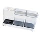 thumbnail image 5 of Caja De Almacenamiento Multifuncional De Los Cepillos De Del Estante Del Almacenamiento Del Cuarto De Baño Del Tenedor Del Cepillo De Baoblaze Soporte para pasta de dientes para cepillo de dientes, 5 of 8