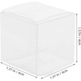 thumbnail image 4 of Caja De Plástico Transparente 25 Unidades 1.57X1.57X1.57 Pulgadas Para Dulces Joyas Y Regalos Cajas De Almacenamiento Transparentes Con Tapa Para Bodas Fiestas Y Baby Shower Fácil De Montar, 4 of 4