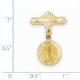 thumbnail image 2 of Beautiful 14k Saint John the Baptist Medal Pin, 2 of 2