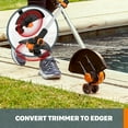 thumbnail image 6 of Worx WG162 20V Power Share 12" Cordless Battery Powered String Trimmer & Lawn Edger (Includes, Light Weight Weed Wacker, DoubleHelix Spool Line, Battery and Charger), 6 of 12