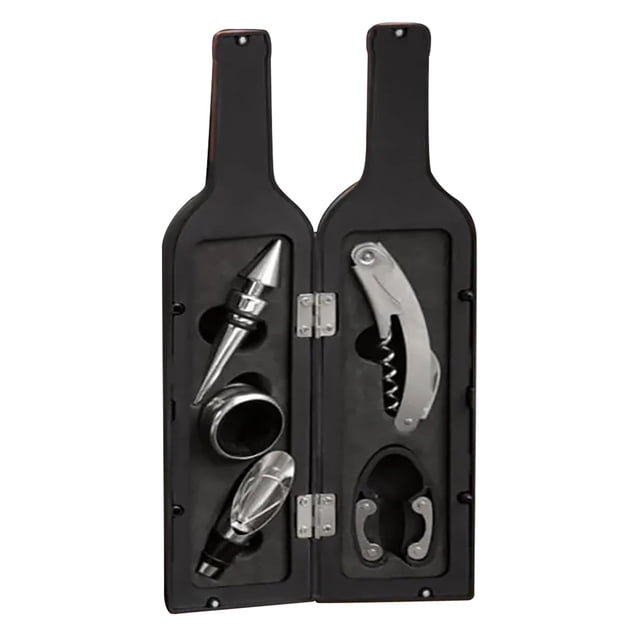 Halloween Kitchen Decor Wine Opener Set Red Wine Set Large Wine Bottle Five Piece Set Red Wine Tool Box High End Wine Set Gift Wireless Wine Opener,Wireless Can Opener,Winged Corkscrew,Wing W
