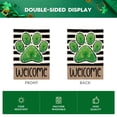 thumbnail image 3 of Sm:)e Dog Paint Welcome Patricks Day Garden Flag 12x18 Inch, 3 of 7