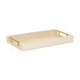 thumbnail image 2 of Contemporary Home Living Fish Scale Pattern Rectangular Serving Tray - 15.75" - Beige and Gold, 2 of 9