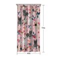 thumbnail image 5 of French Bulldog Dog Pattern with Pioneer Flower Shower Curtain 36"x72" ,Bathroom Decorative Shower Curtains Set with 12 Hooks,Modern Waterproof Washable Shower Curtain, 5 of 6