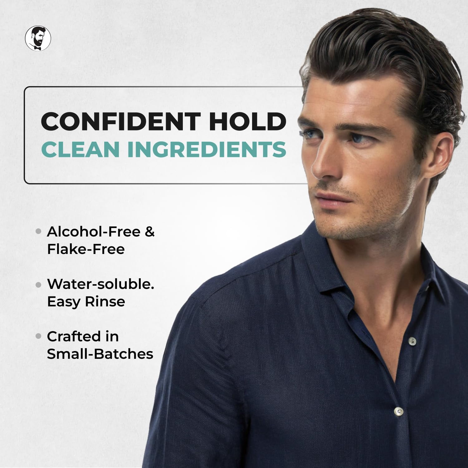 Gentlemen Republic 16oz Refined Hair Gel – Premium Men’s Styling Gel, 24 Hour Hold & Shine, Alcohol-Free, No Parabens