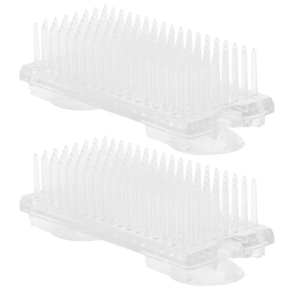 2pcs Clear Plastic Flower Arrangers Flower Frogs Floral Pin Holders