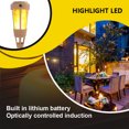 thumbnail image 4 of VONKY 4 Pack Solar Flame Light Torch Lamp Plastic Waterproof Flickering Decorative Lighting Landscape Driveway Decoration, 4 of 6