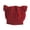 Watermelon red, variant on Gkeoshab Skull Cap Unisex Solid Color Wool Knitted Beanie Casual Fashion Warm Cold Weather Cap Soft Cozy Autumn & Winter Headwear for Outdoor & Daily Wear Sun Hat Trucker Hat
