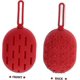 thumbnail image 4 of BR Caja de huevos de belleza - Contenedor de artículos de tocador de viaje rojo, 4 of 4