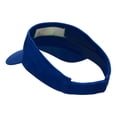 thumbnail image 3 of Tennis Ball Pulse Embroidered Cotton Twill Visor - Royal OSFM, 3 of 5