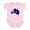 Petal Pink, variant on CafePress - Australia Flag Map Infant Bodysuit - Baby Light Bodysuit, Size Newborn - 24 Months
