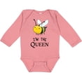 thumbnail image 3 of Inktastic I'm the Queen Cute Queen Bee Boys or Girls Long Sleeve Baby Bodysuit, 3 of 5